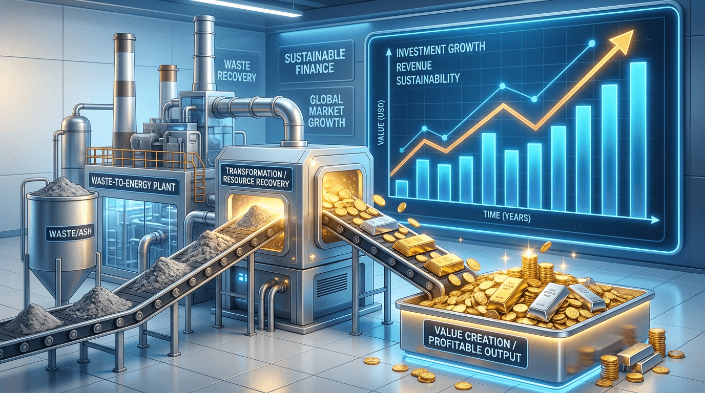 اقتصاديات استعادة المعادن في محطات تحويل النفايات إلى طاقة: تحويل الرماد السفلي إلى ربح